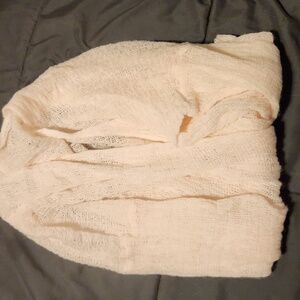 Gauzy light pink cardigan no brand